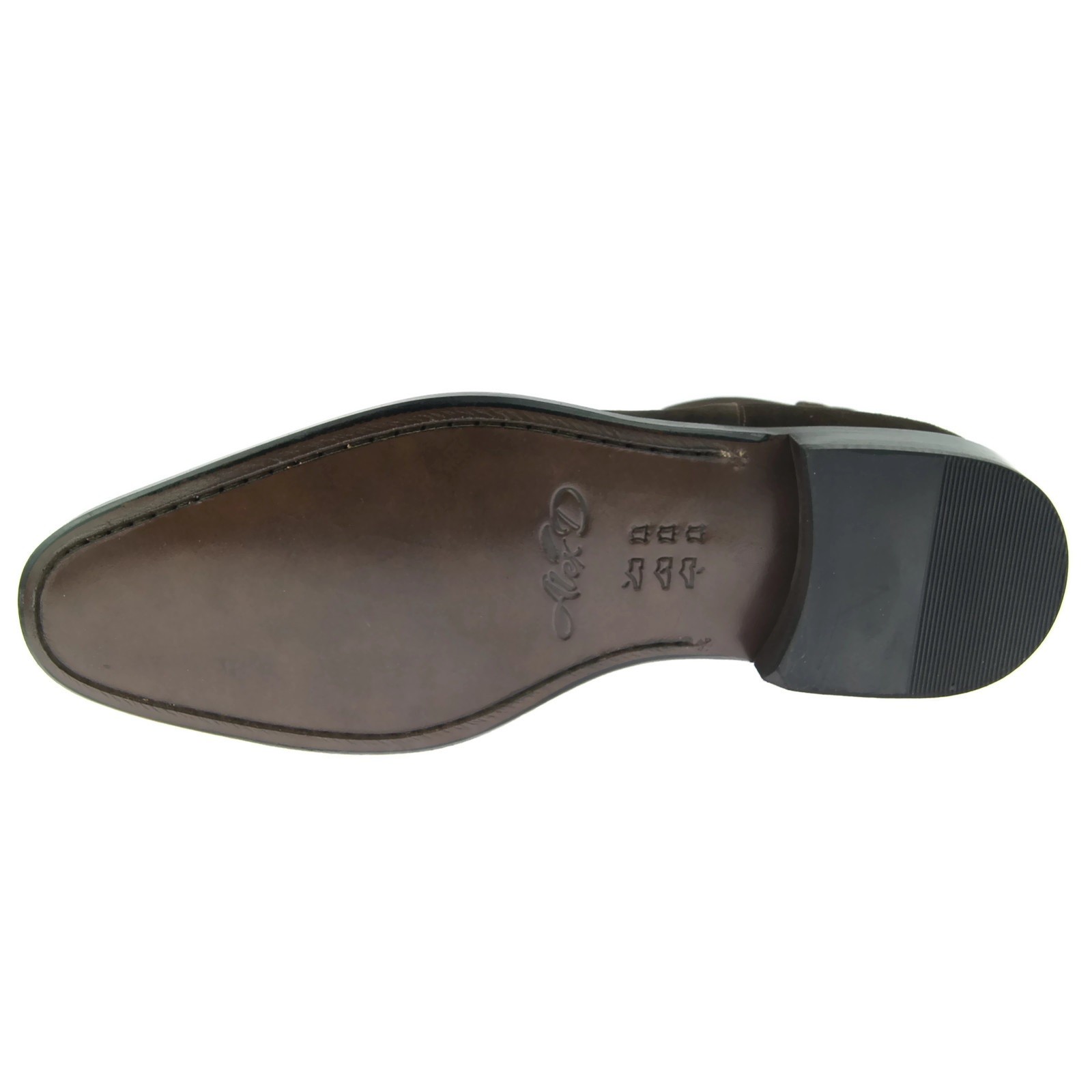 Alex D Austin Chelsea Men's Suede Ankle Boots Brown Dress Casual