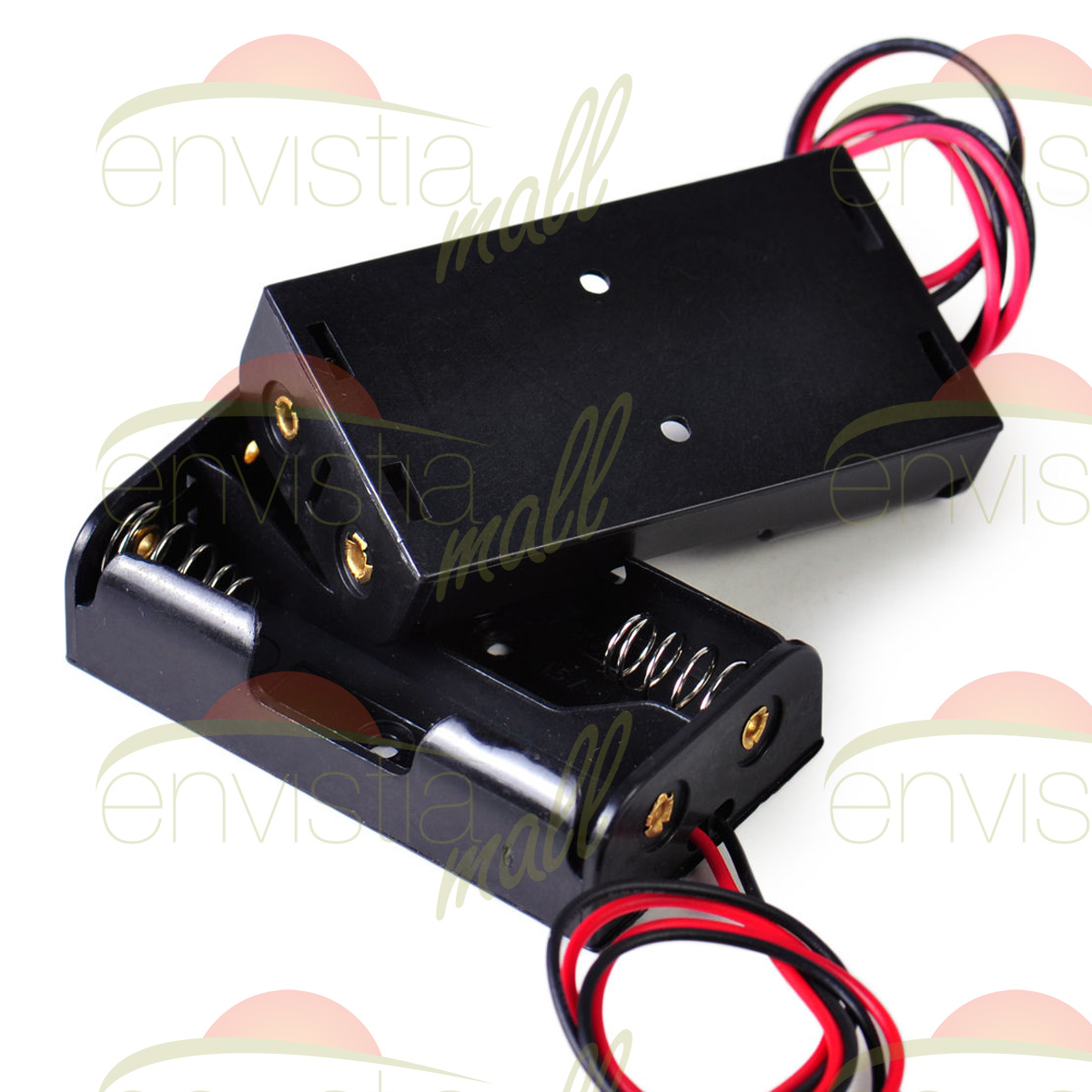 5Pcs Battery Holder Case Box with 4" Wire Leads for 2X Series AA Batteries 3V US