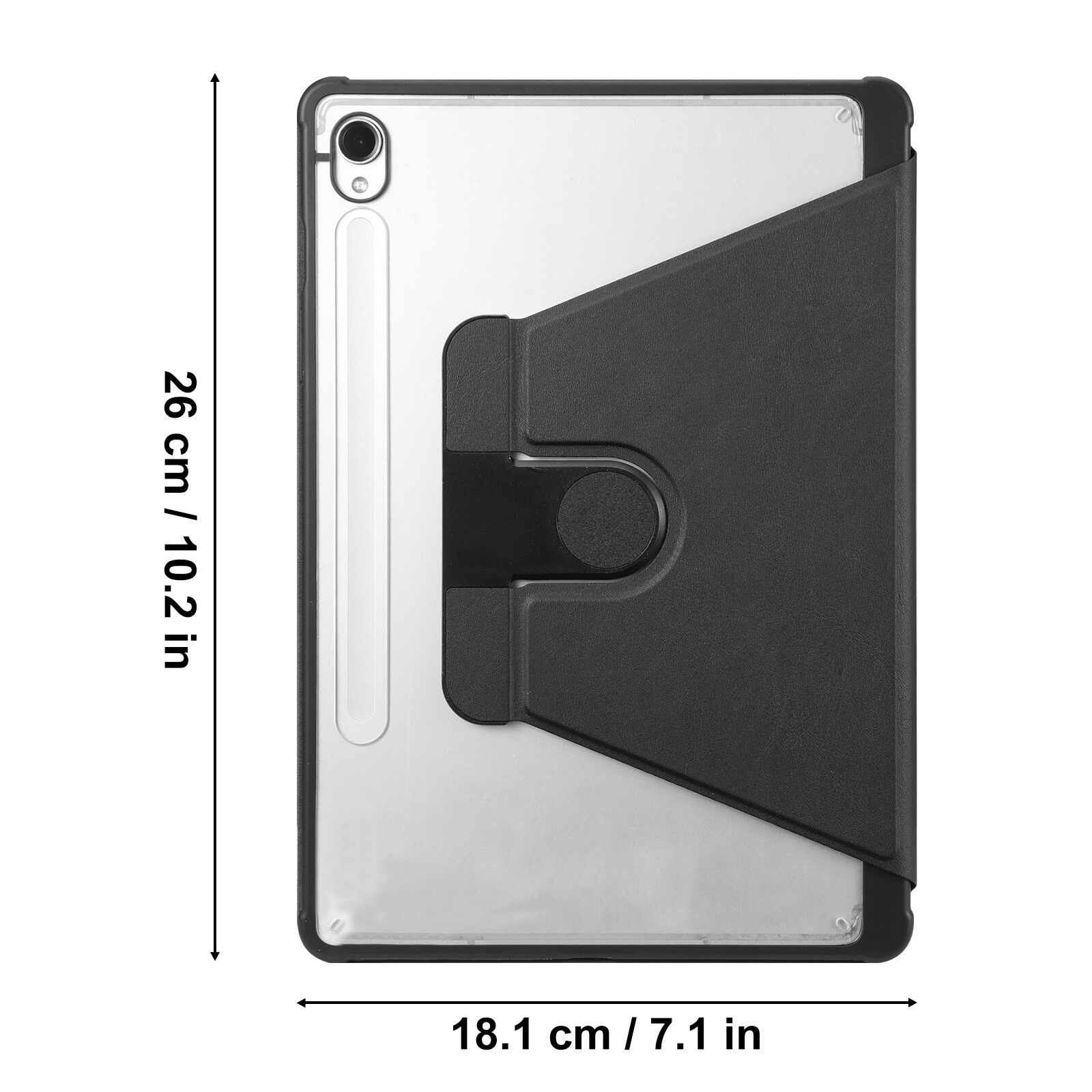 Case for Samsung Galaxy Tab S9 FE/Tab S9 Shockproof Translucent Frosted Cover