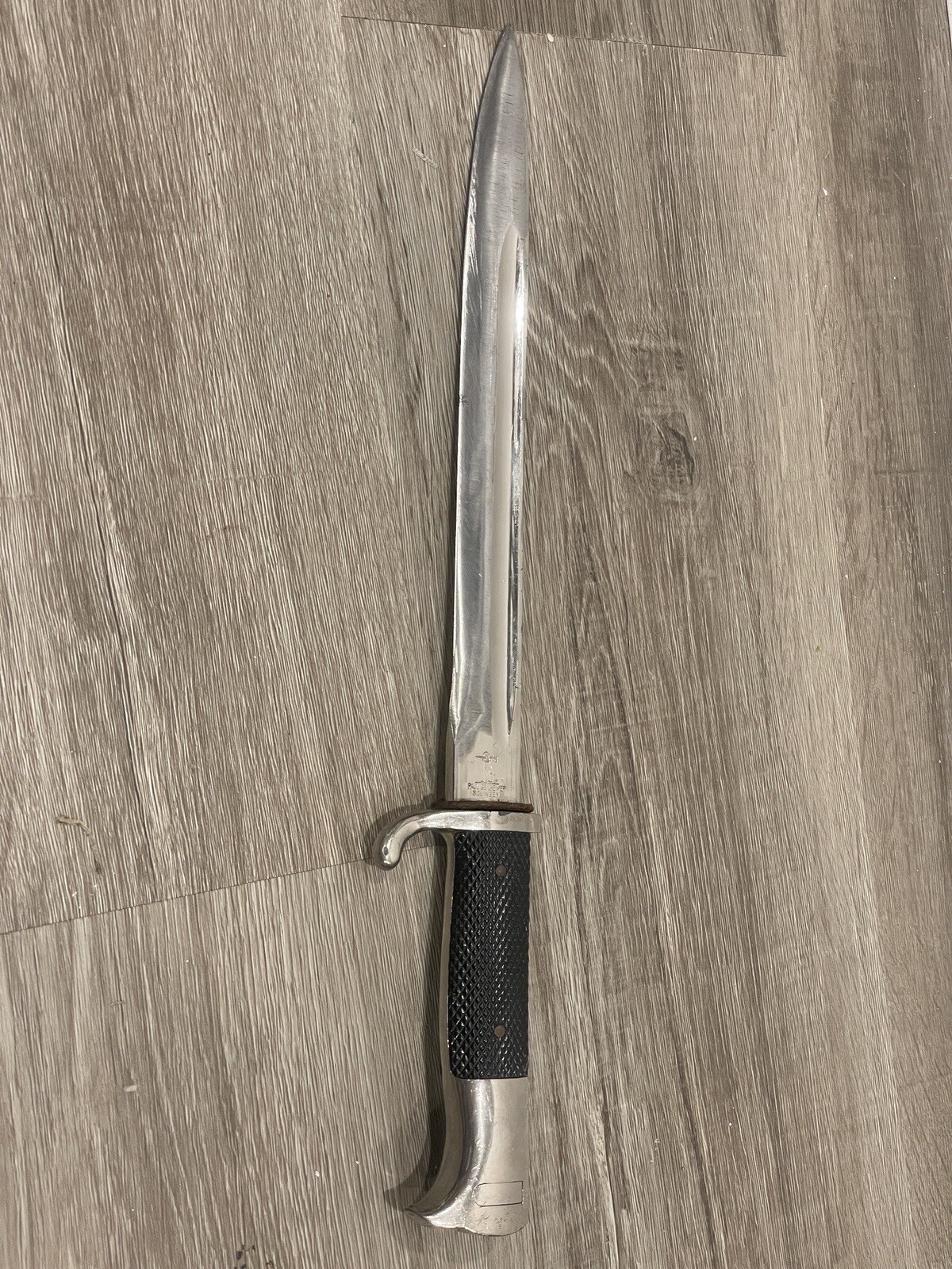 Rare Dog Scarce Maker Mark Paul Heilheimer Solingen Dress Bayonet