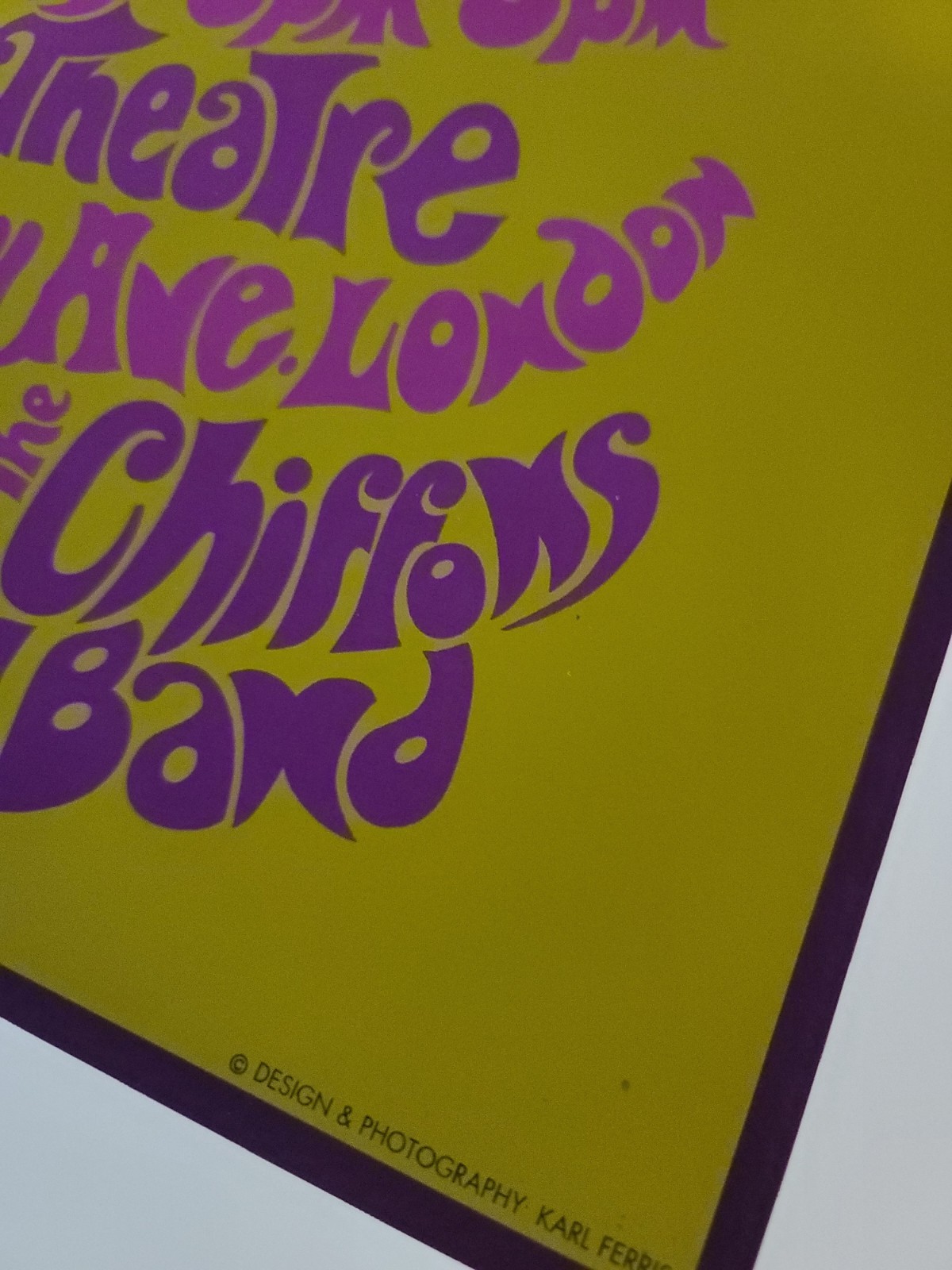 The Jimi Hendrix Experience Saville Theatre 1967 LOST Concert Poster