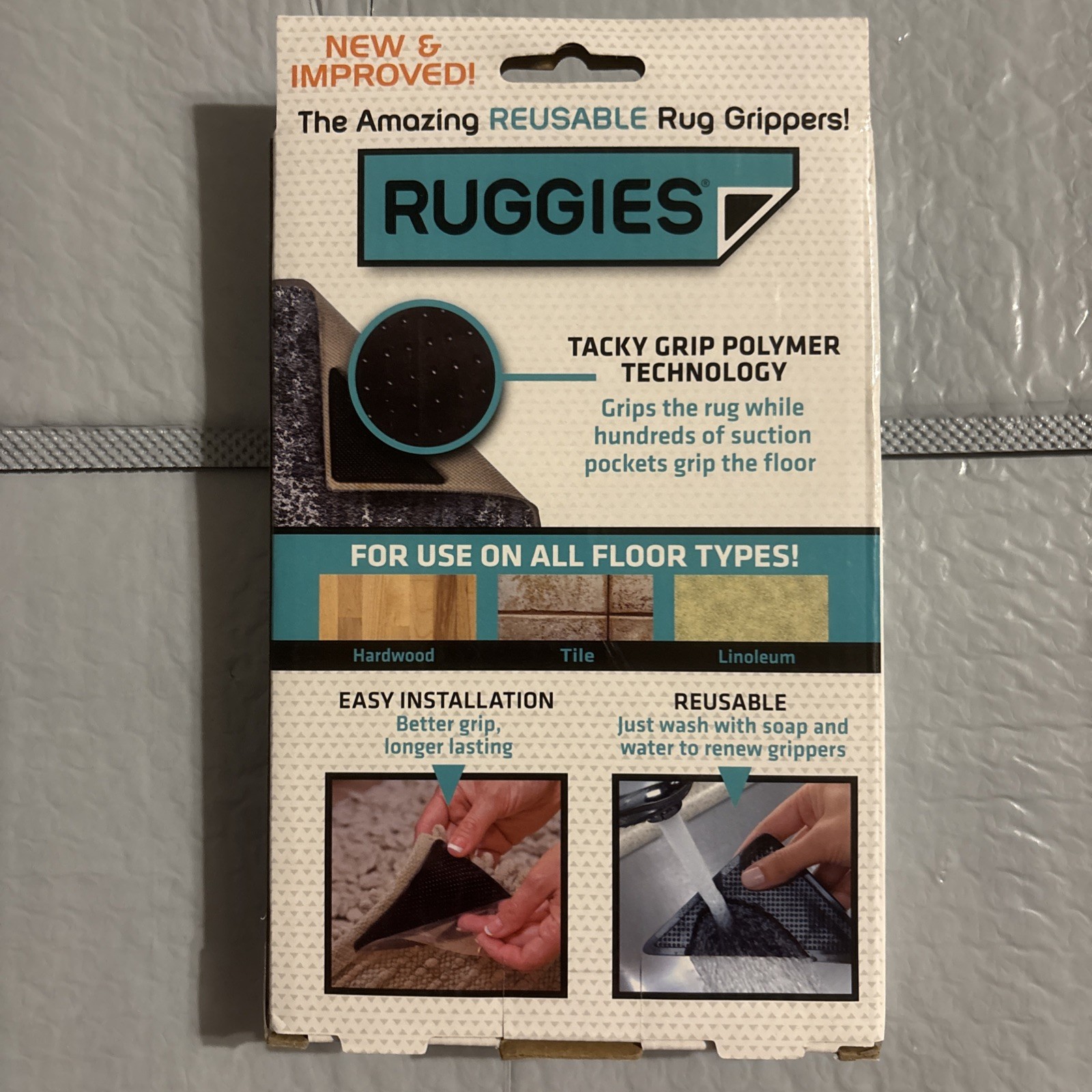 Ruggies 8-Piece Rug Grippers