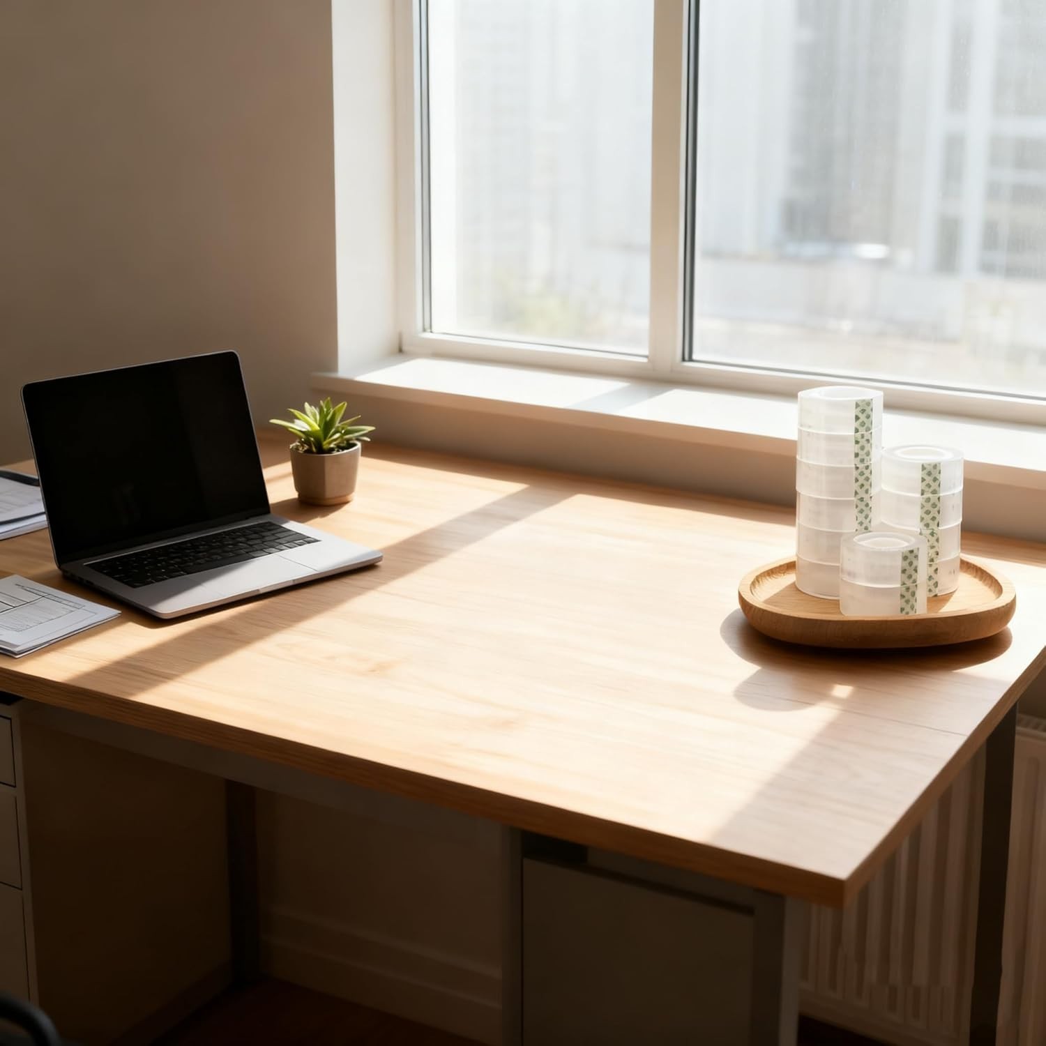 Clear Transparent Tape Rolls 3/4" x 1000" Dispenser Refill 12 Tape Rolls Scotch