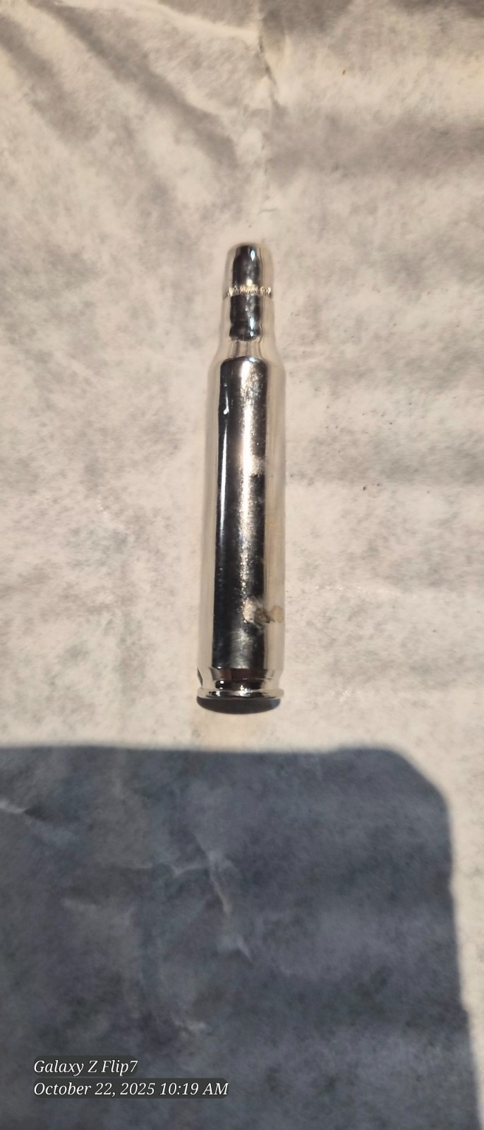 Metal Bullet Belt - Nickel & Copper -Real-Full Metal Jacketed bullets.