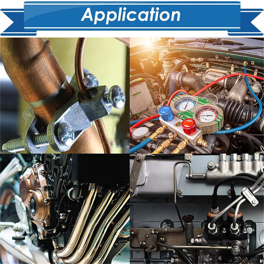 Copper Nickel Brake Line Tubing Kit 3/16 OD 25 Ft Coil Roll all Size Fittings