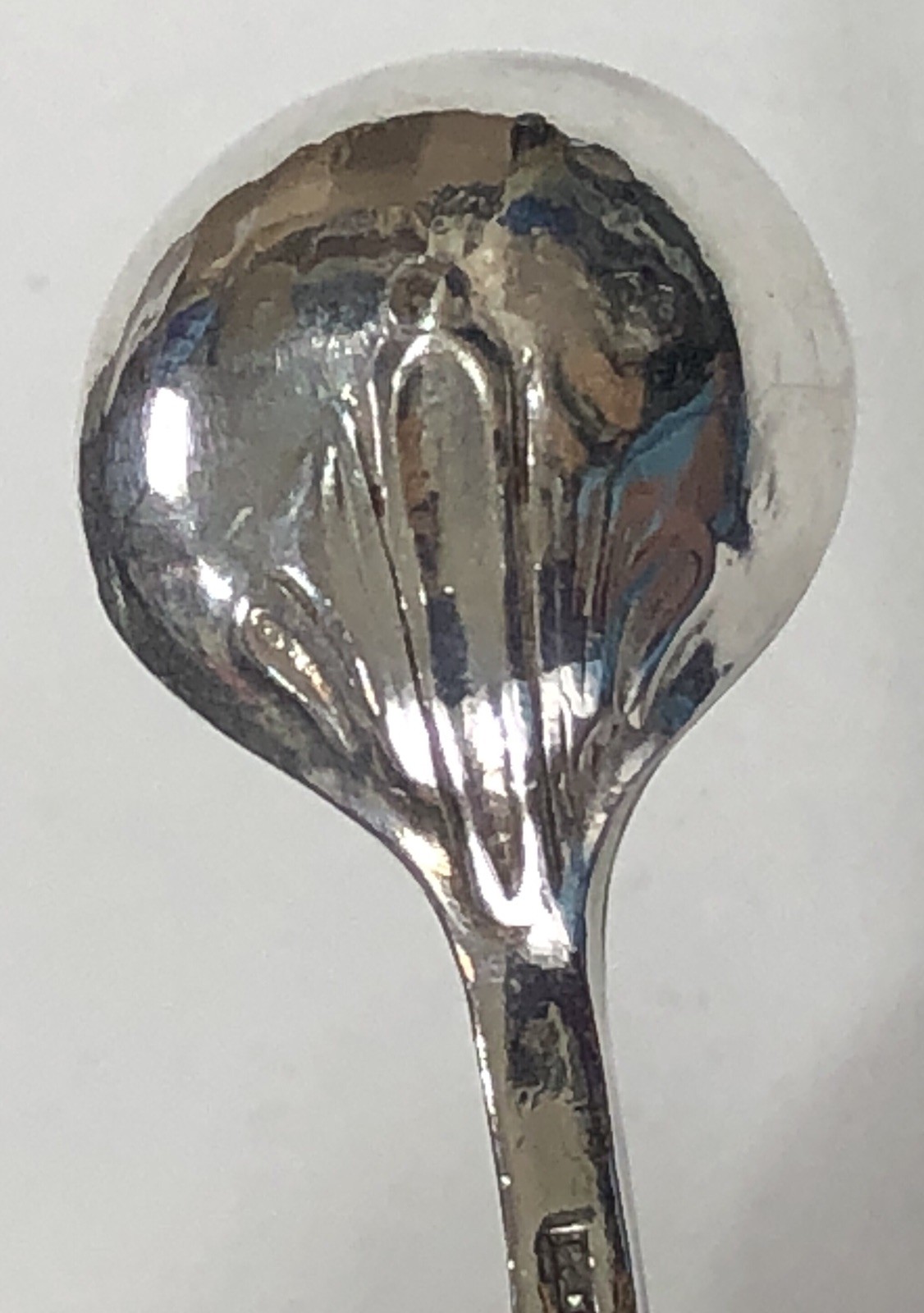 Sterling Silver Salt Spoon Birmingham England 1992 - Vintage