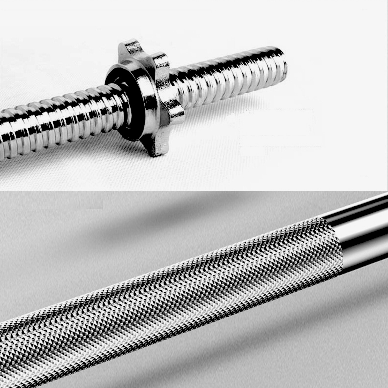 Olympic Barbell Set Dumbbell Weight Set 55lb Curl Bar for Gym Lifting Exercise