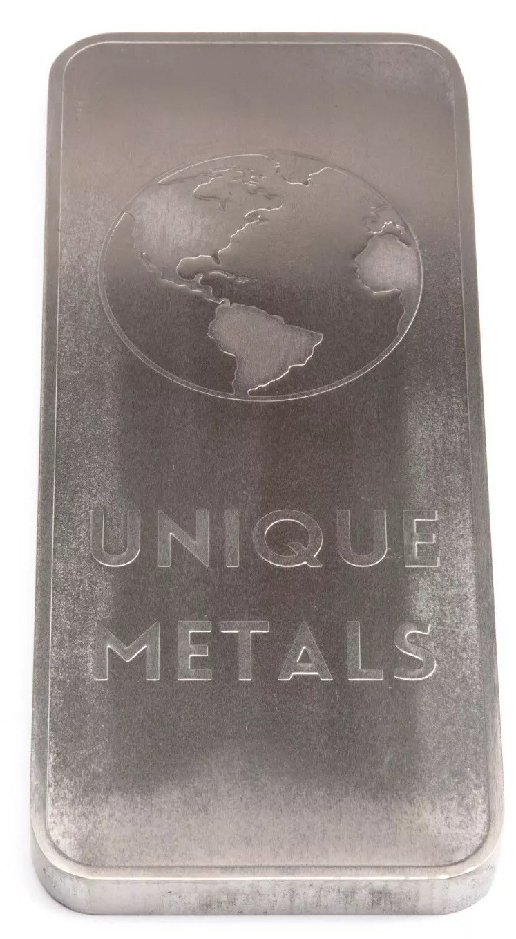 1 (One) Pound lb Titanium Bullion Bar By Unique Metals