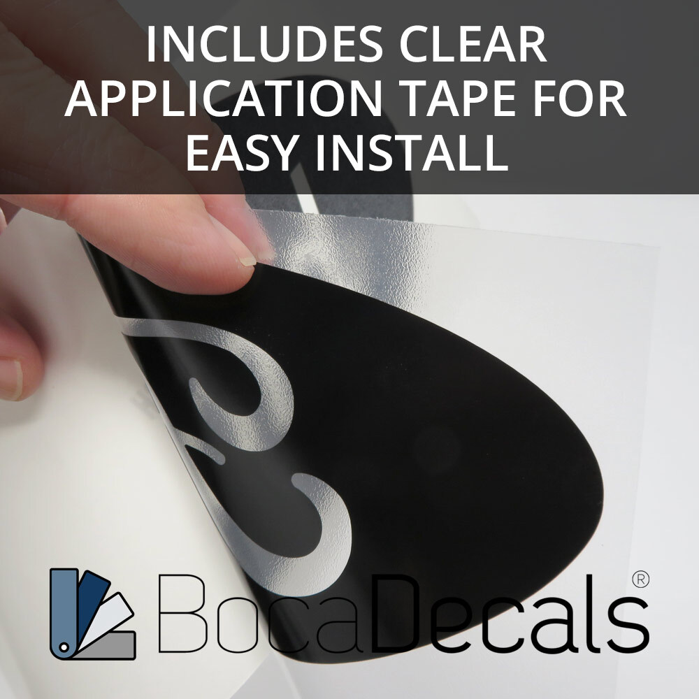 BocaDecals 2015-2023 Ford F150 Emblem Overlay Insert Decals (SET OF 2)