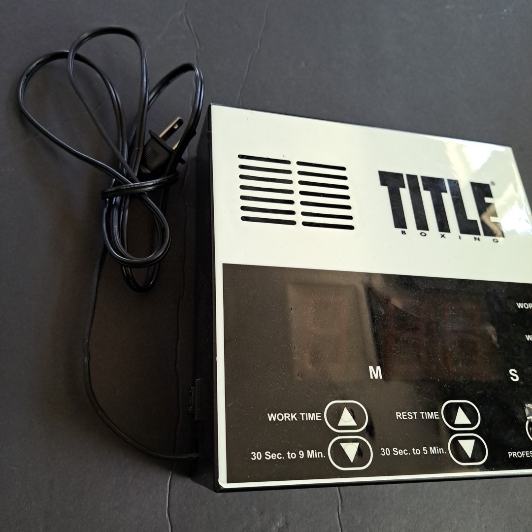 Professional Digital Gym Timer by Title, 2" LED Display 8"x3"x8" - Not Working