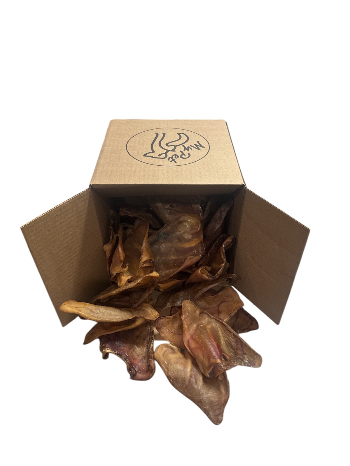 Large Pig Chews For Dogs - 100% Natural Pork Treats (30 count)