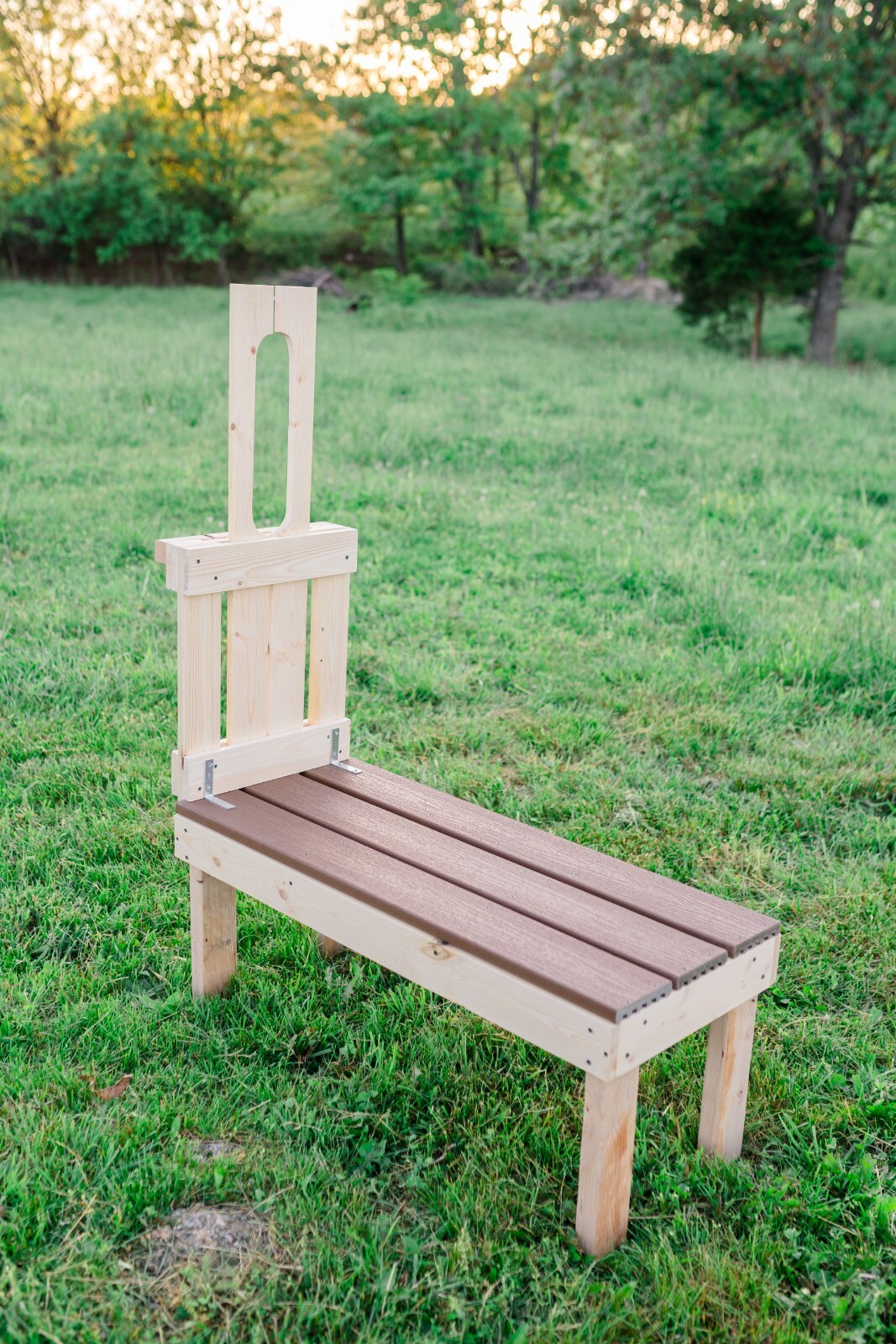 New Goatstand.com Carpenter Built Goat Milking Stand - Full 42in. Composite Deck