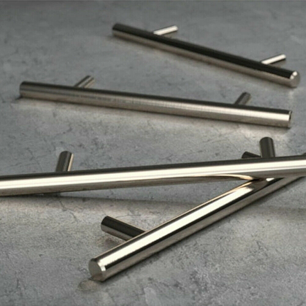 30Pack Brushed Nickel Kitchen Cabinet Pulls Stainless Steel Drawer T Bar Handles