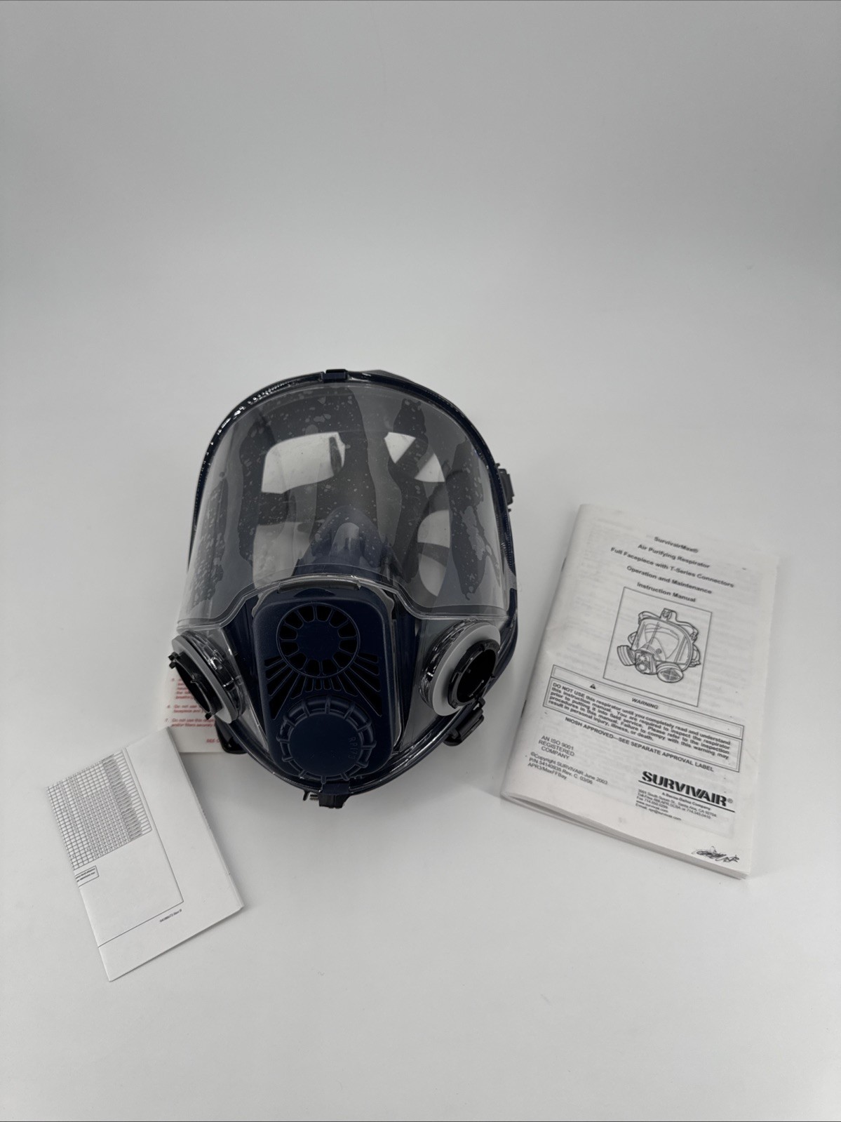 SURVIVAIR AIR MASK Respirator SCBA Firefighter Hazmat Large.