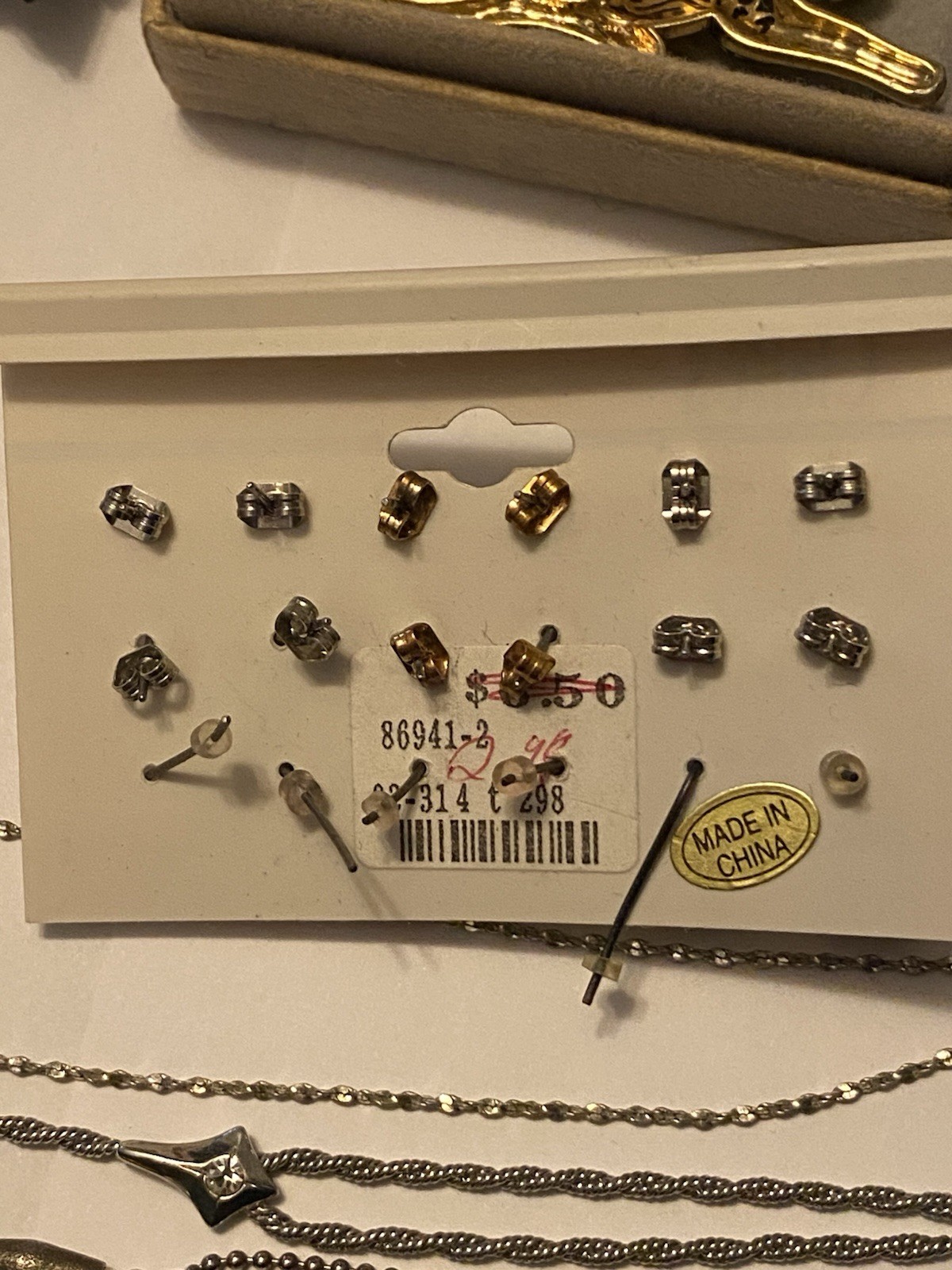 Estate Junk Drawer Lot of Vintage Jewelry, Sterling Silver, Mixed Metal Jewelry