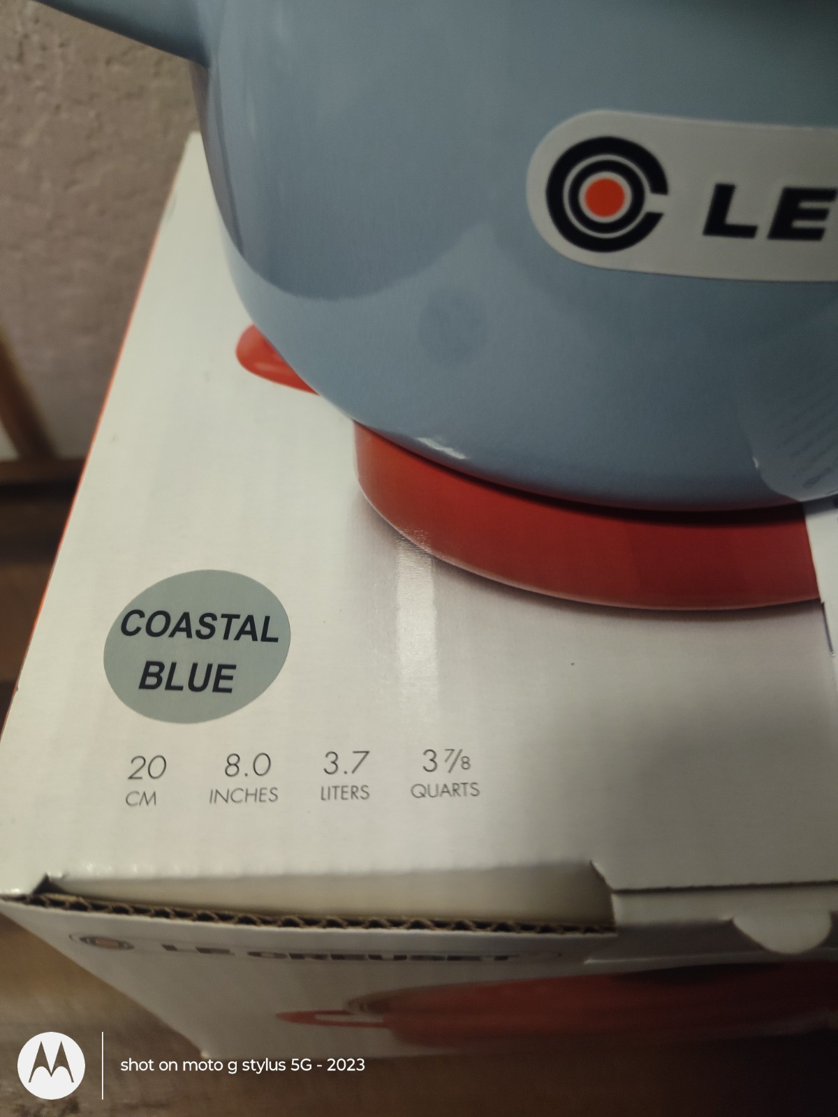 Le Creuset Enamel On Steel, 3 Quarts, 20 cm Coastal Blue