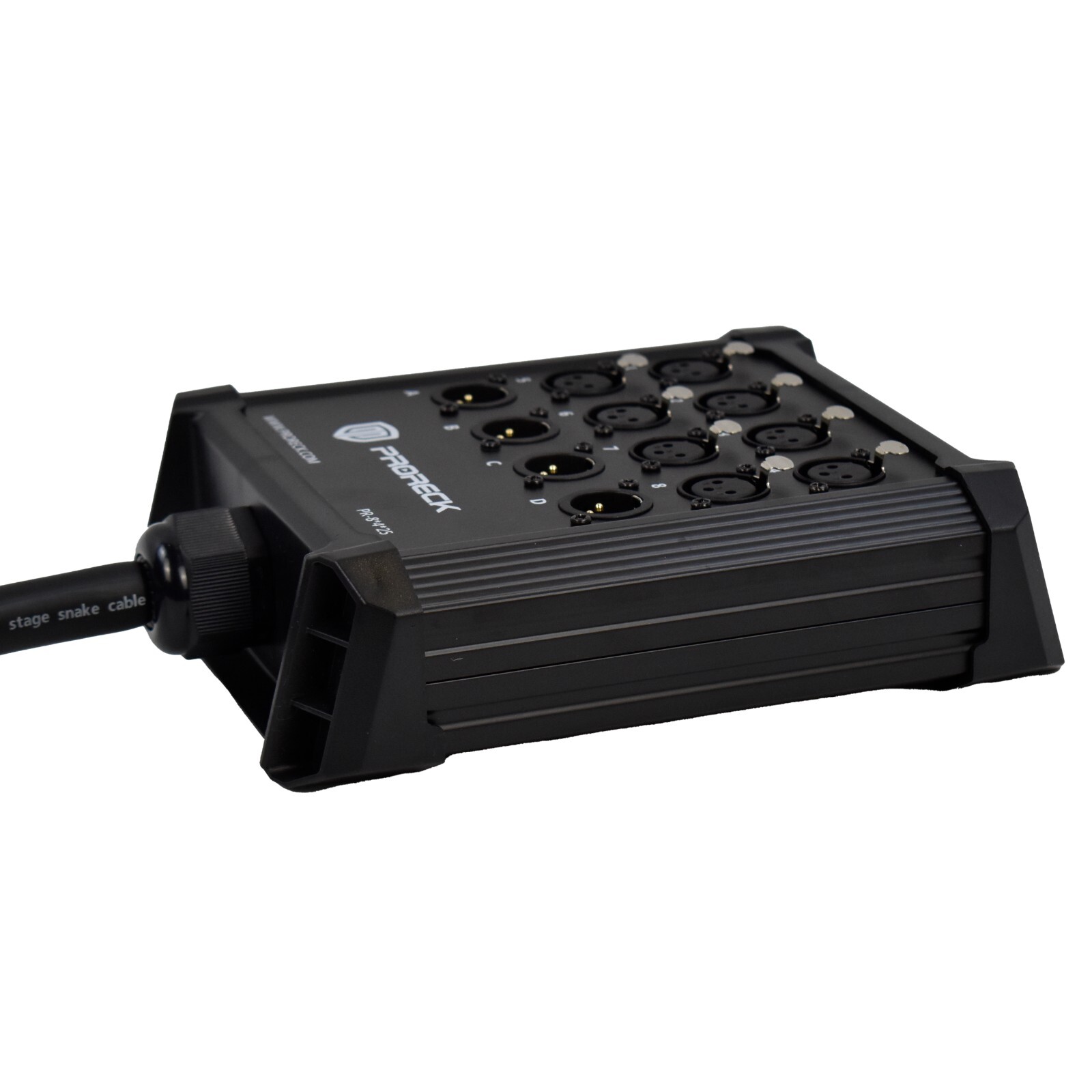 proreck 8*4 Channel Snake Cable Low Profile XLR Send Circuit Board 25-ft