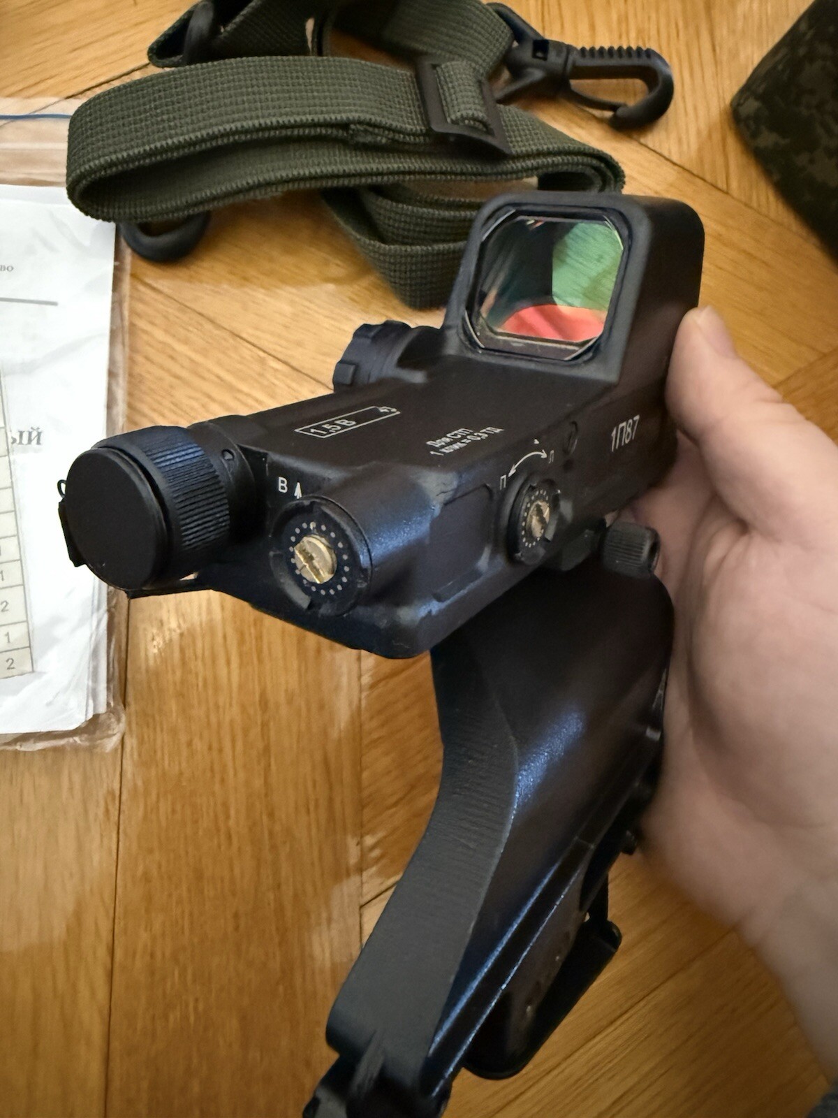 New Unissued Original Ratnik 1P87  1П87 Russian Holographic Sight