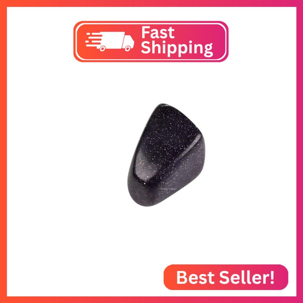 Erliway Blue Goldstone Healing Crystal Stones, 1.25-2.0" Large Reiki Healing Gem