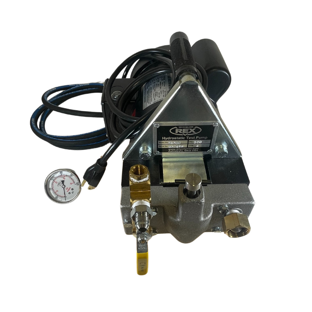 Wheeler-Rex 38300 5/8" FNPT 1/2HP 115/230V Twin Piston Hydrostatic Test Pump