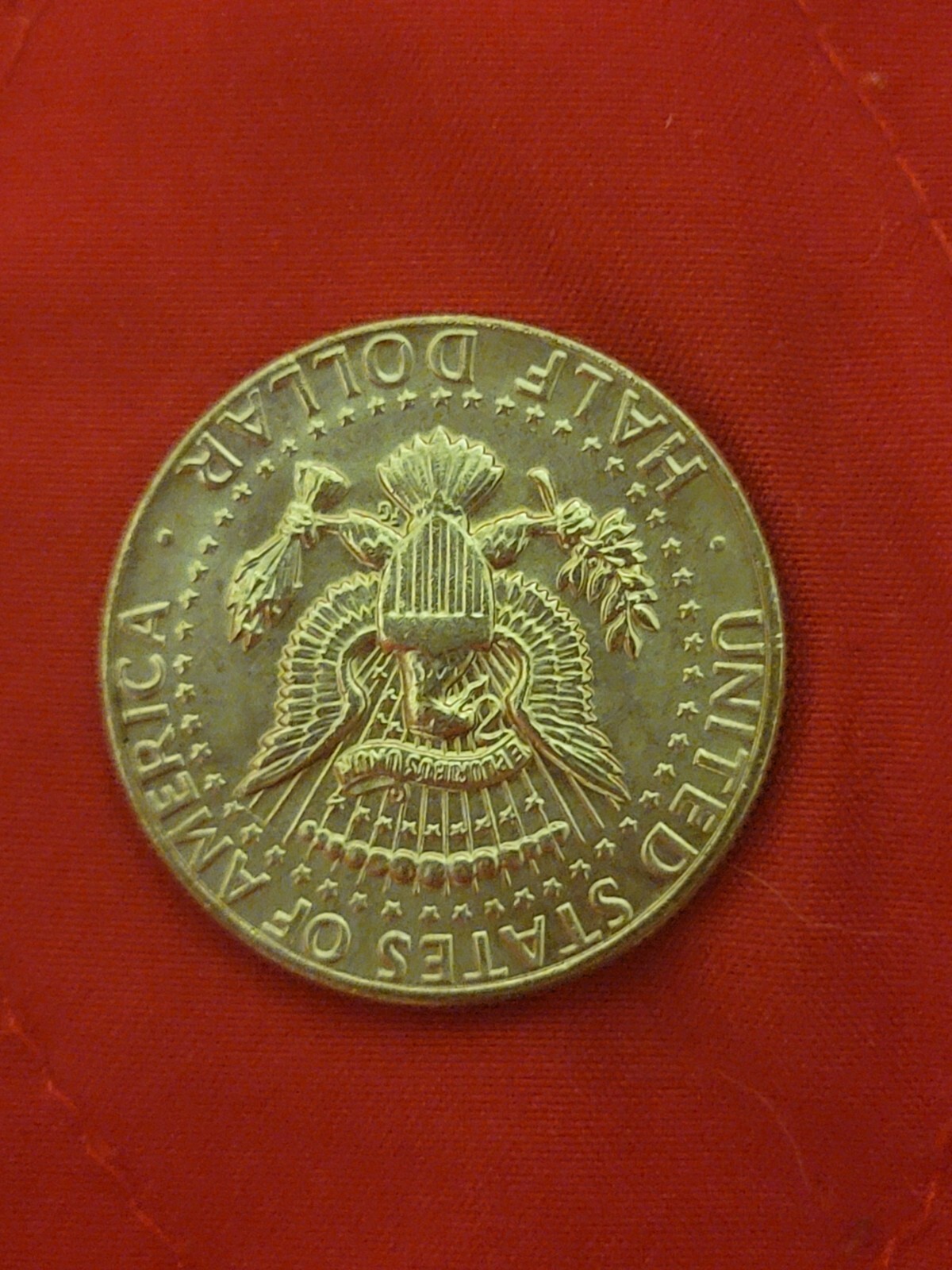 1982 D Kennedy Half Dollar Coin - circulated