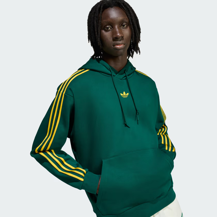 adidas men TIPPED STRIPES HOODIE
