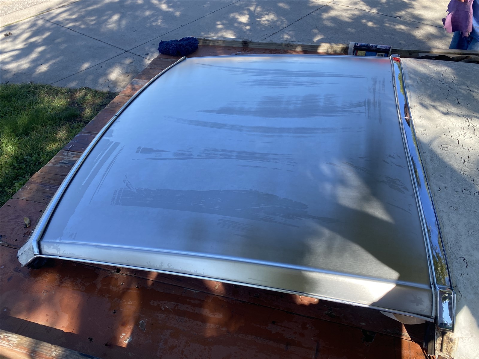 1979 -1985 Cadillac Eldorado Biarritz Stainless Steel Roof Cut Panel OEM Trim