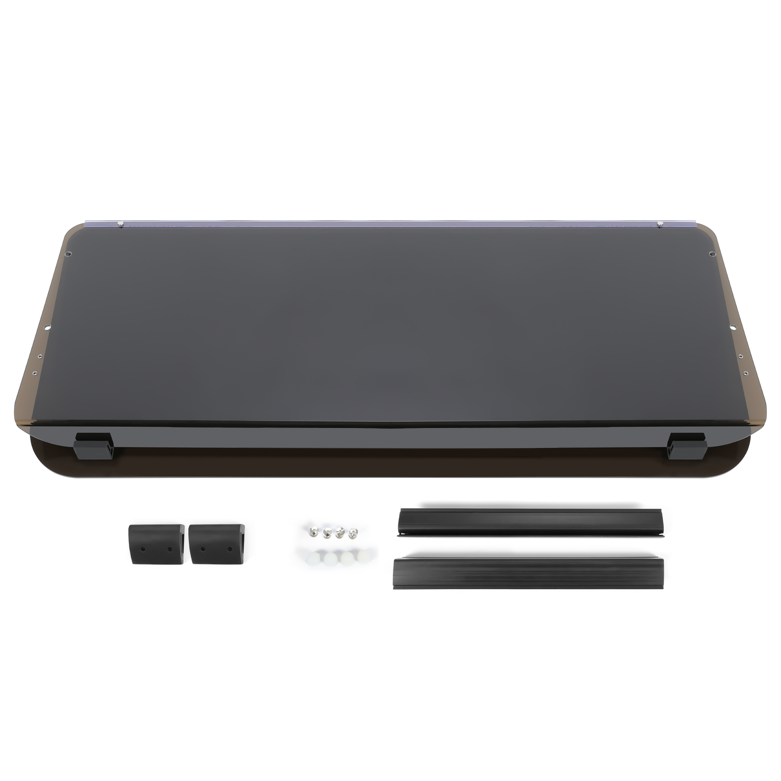 For 1985-1995 Yamaha G2 G9 Tinted Hinged Fold Down Golf Cart Windshield Folding