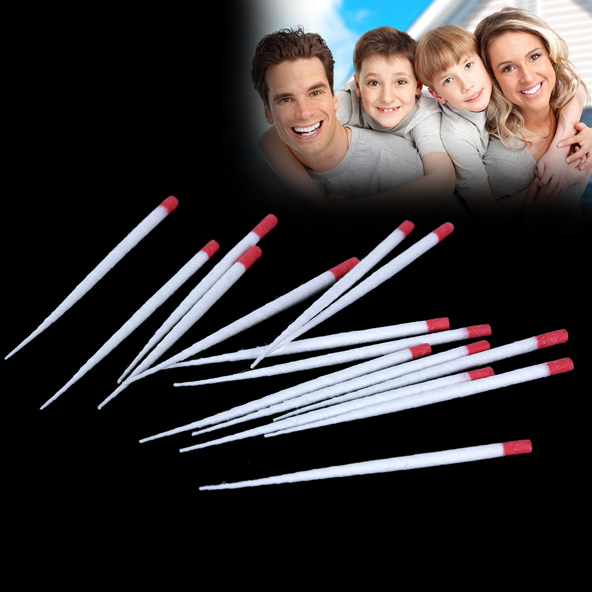 10X Dental Absorbent Paper Points 25# Taper.06 Root Endodontics Cleaning