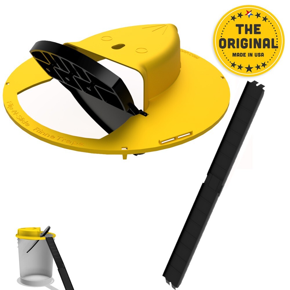 RinneTraps - | Flip N Slide Bucket Lid Mouse Trap | As Seen on TV/Youtube