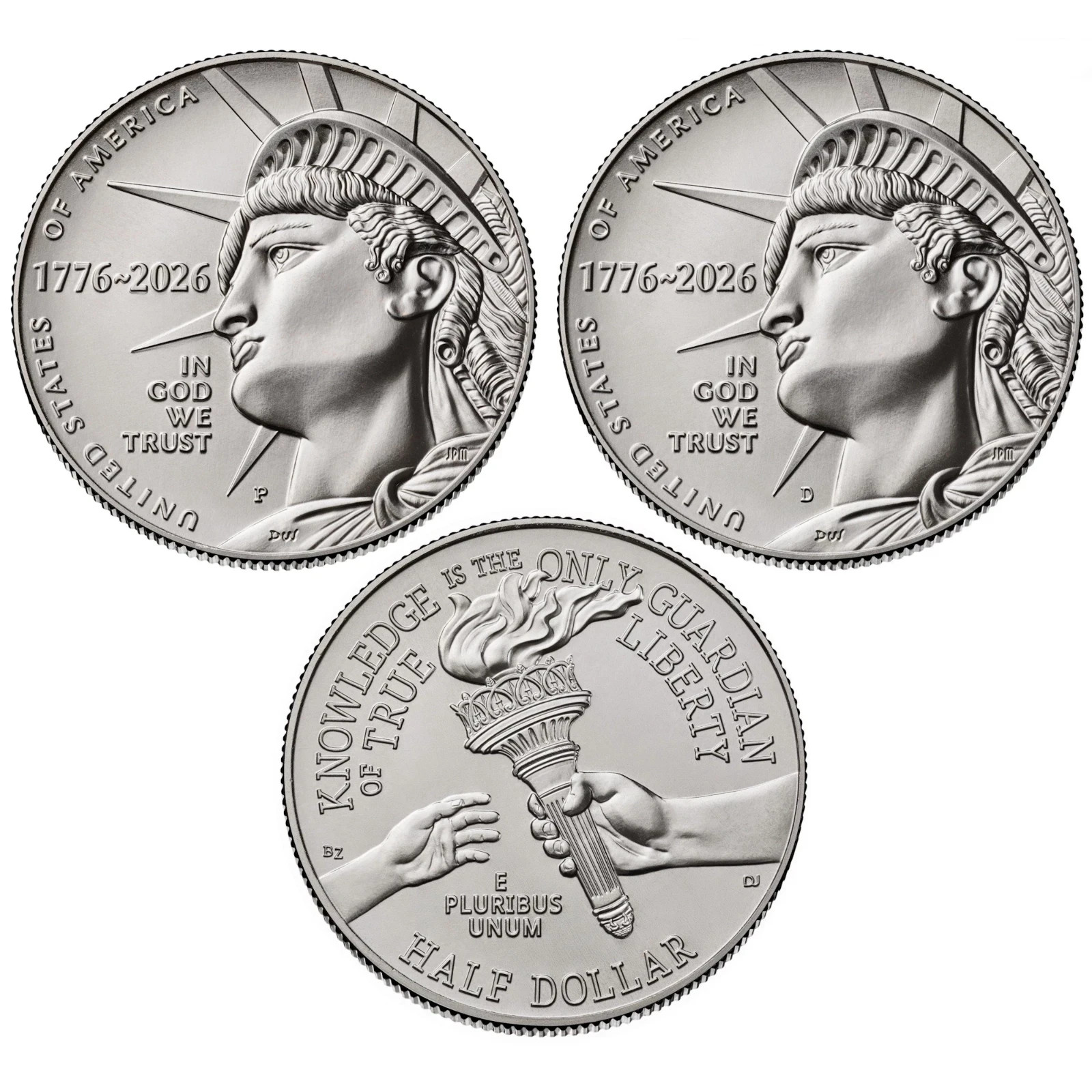 2026 D Enduring Liberty Half Dollar Coin SHIPS NOW FREE SHIP Semiquincentennial