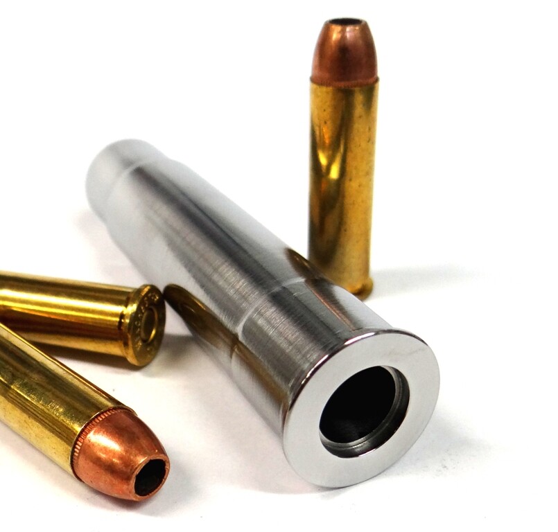 20GA to 357 Magnum & 38 SPL RIFLED Shotgun Adapter - Chamber Reducer - Stainless