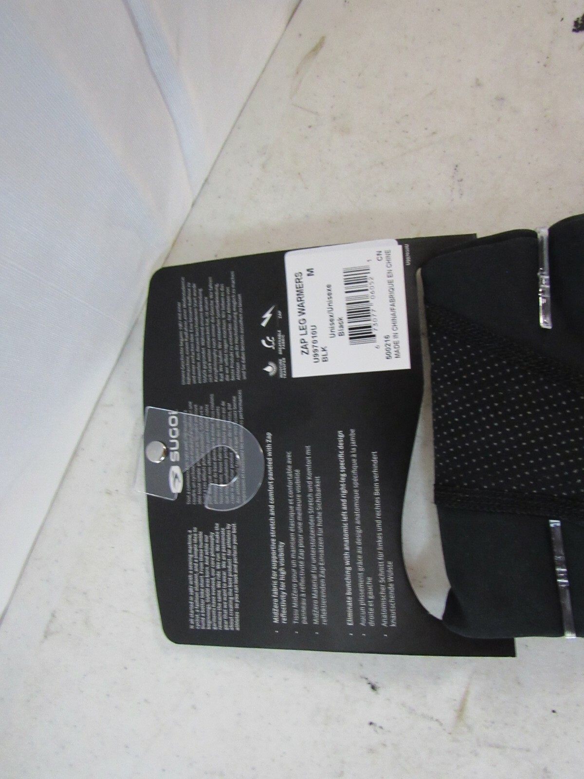 Sugoi Zap Leg Warmers Medium Black