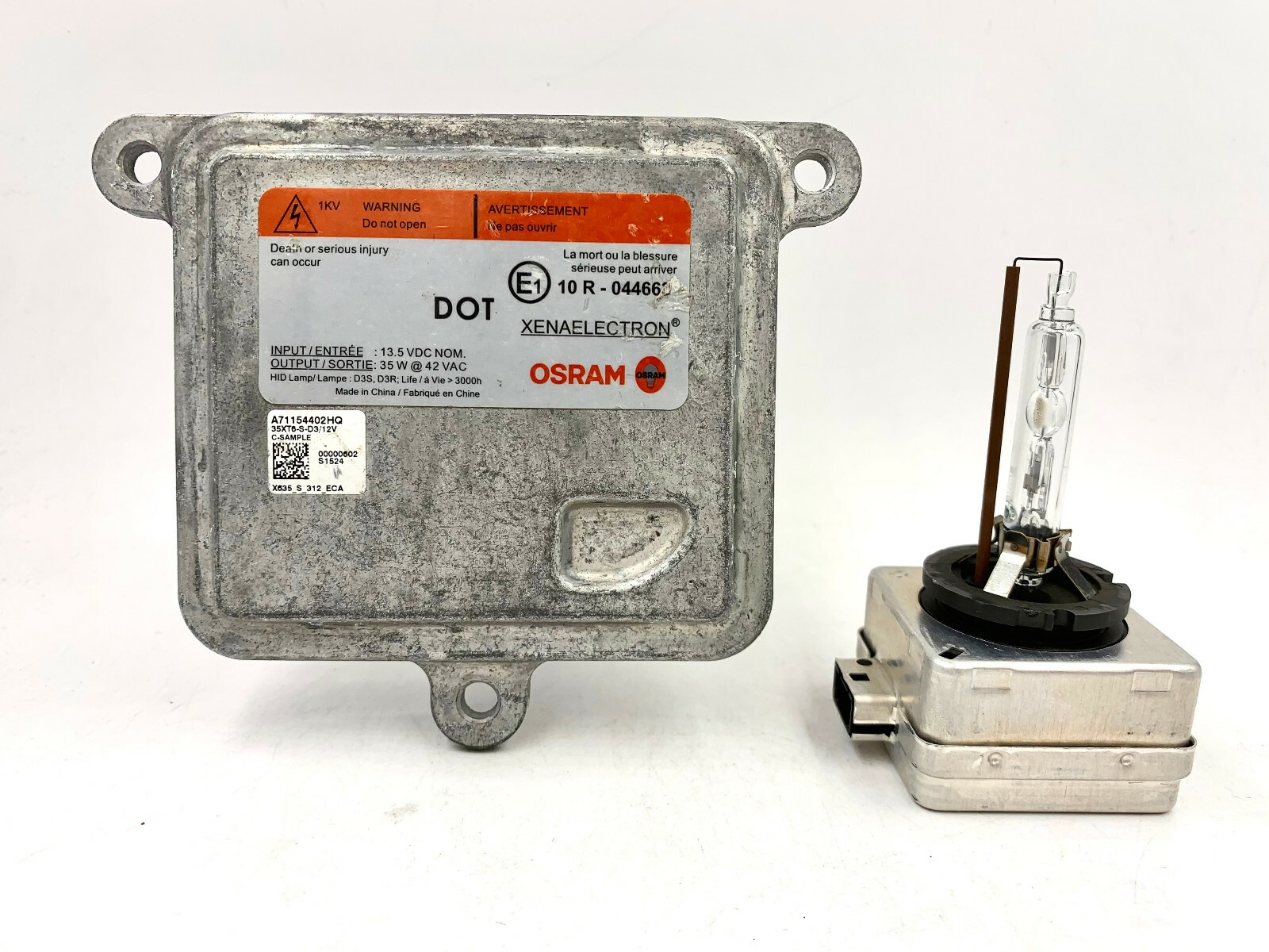 2x OEM 15-20 Chevrolet Suburban HID Xenon Headlight Ballast & D3S Bulb