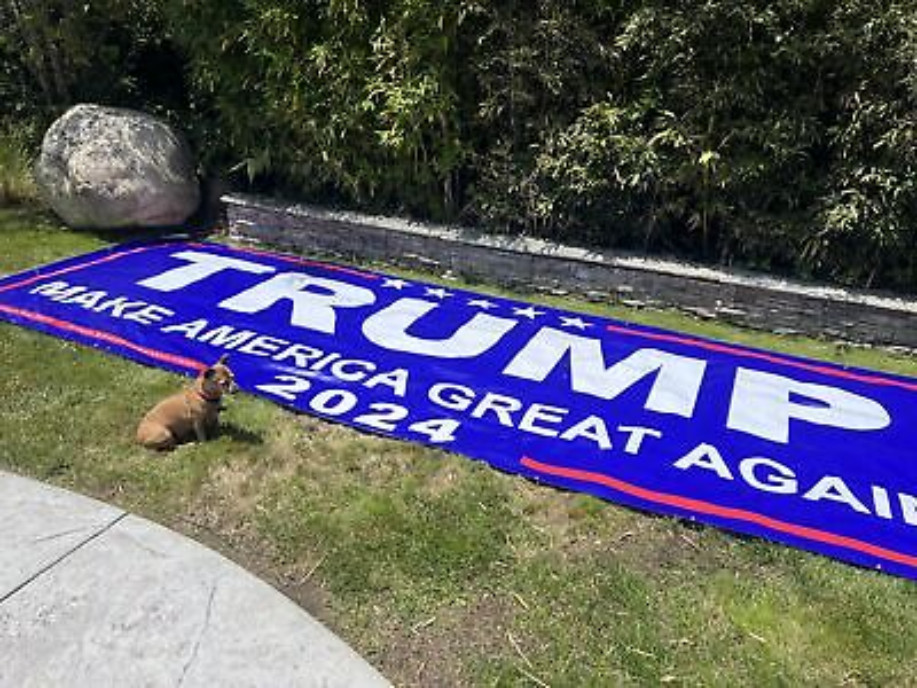 TRUMP 2028 - HUGE & VERY LARGE -RED Banners - Reinforced Vinyl -USA MADE QUALITY