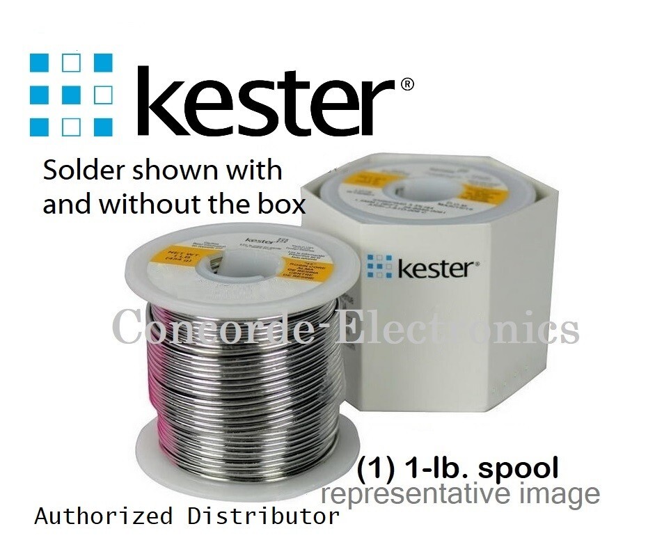 Kester Solder 24-7150-0027 #44-Rosin / Sn62Pb36Ag2 / .031" dia / 3.3%