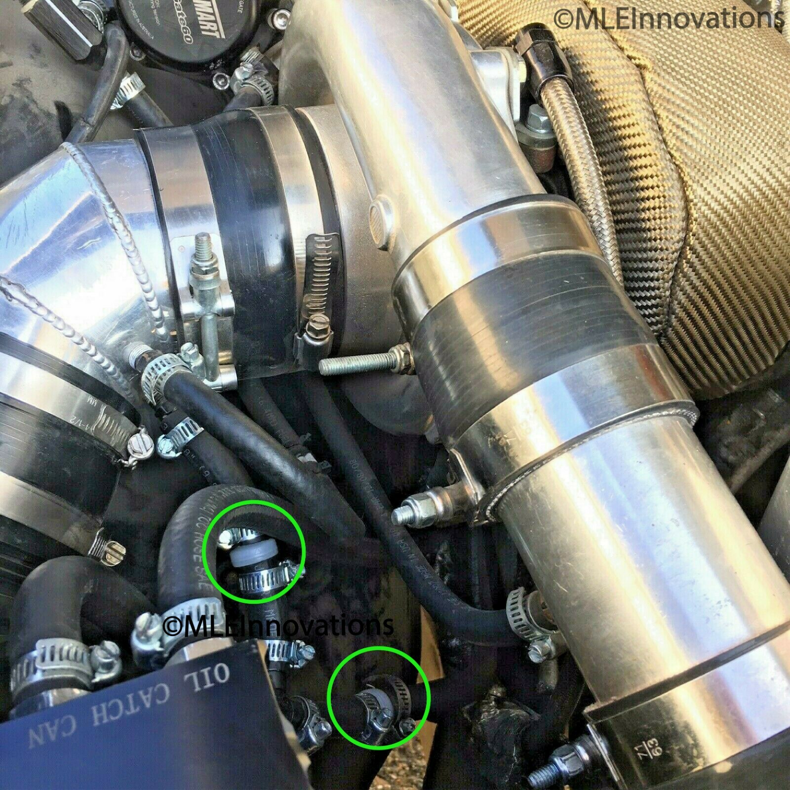 Check Valve PCV Boost Pressure Vacuum Leak Gas Oil Turbo LS GDI Oil Catch Can