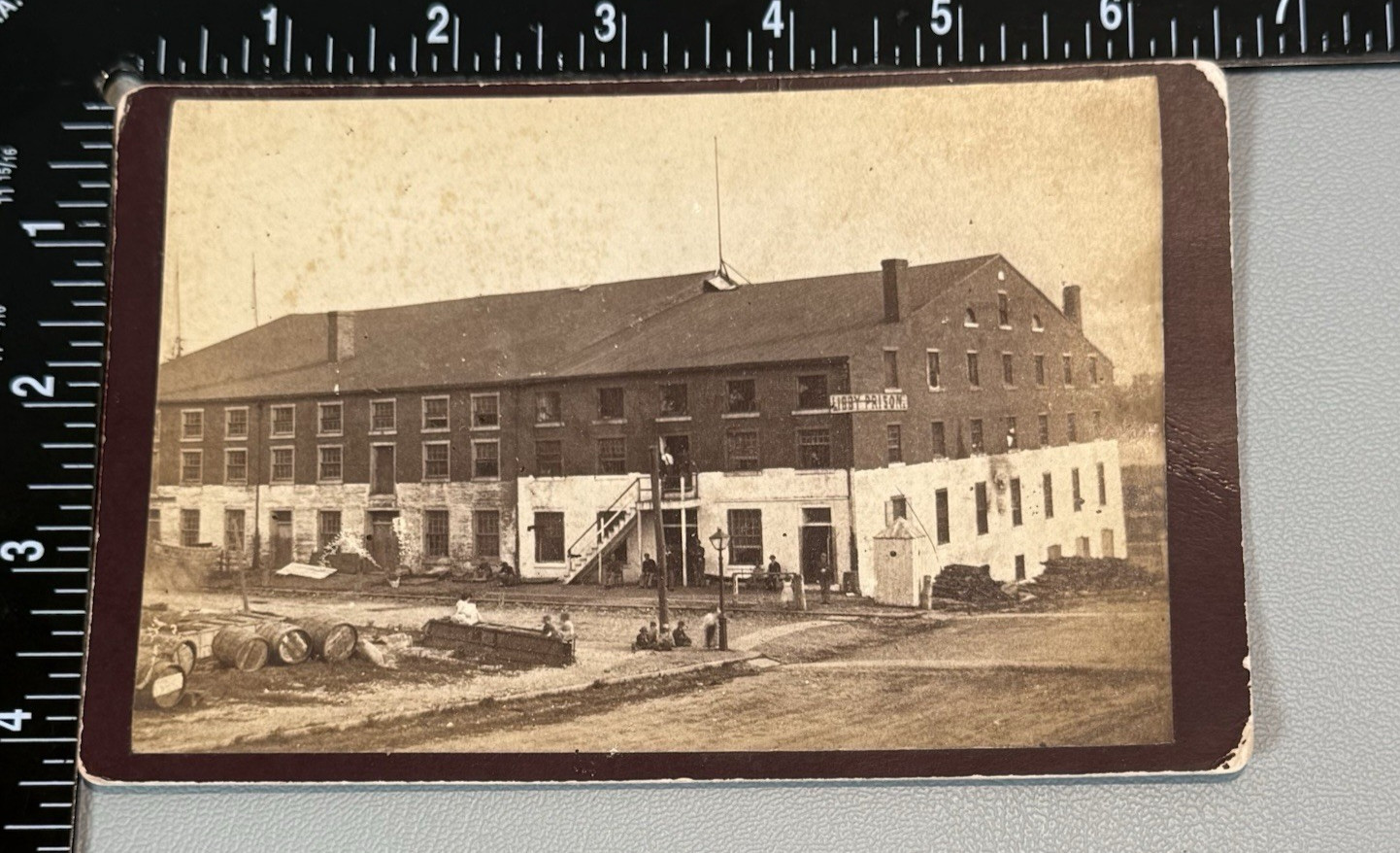 CDV Photograph Libby Prison Richmond VA Civil War Confederate Prison