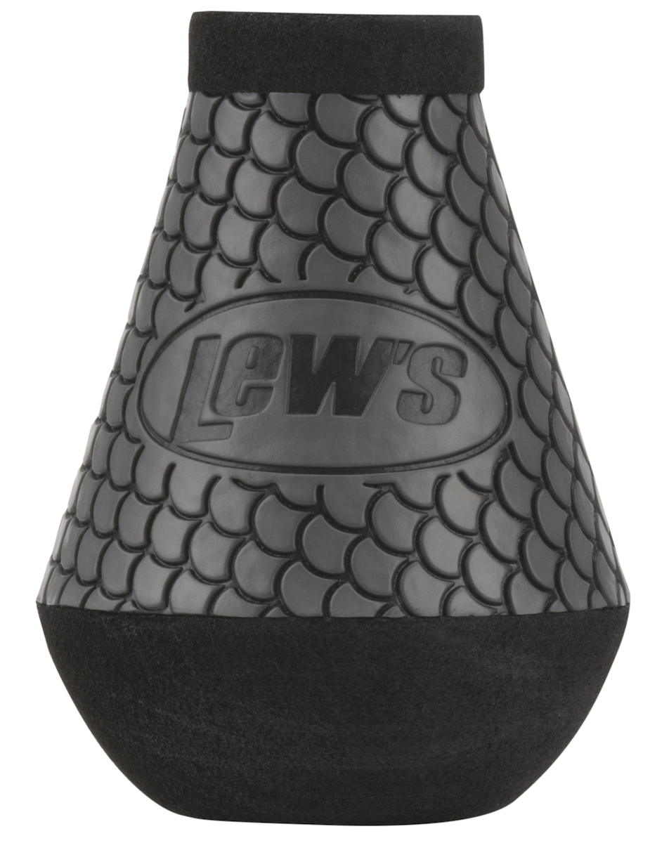Lew's Custom Speed Shop Winn Grip Oversize Knob w/Cap, CHARCOAL , ONE KNOB | A4