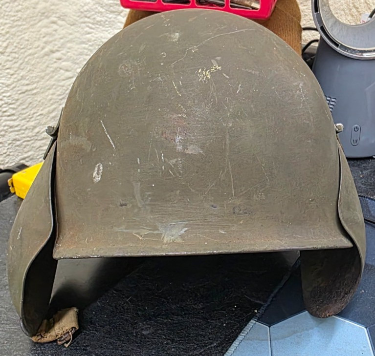 WW2 US ARMY AIR FORCE USAAF M3 BOMBER PILOT/CREW FLAK PROTECTION HELMET