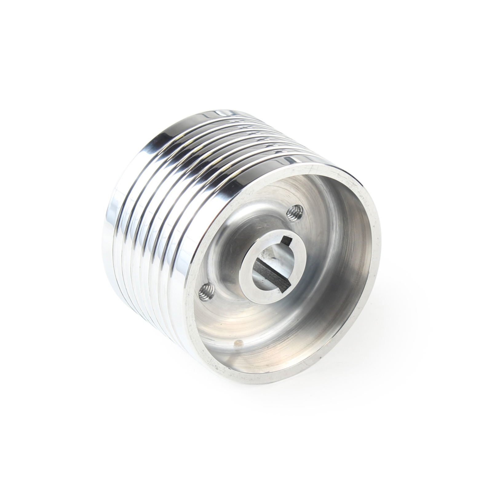 3/4" Keyway Marine Boat Steering Wheel Hub Adapter Polished Grant 5 and 6 hole