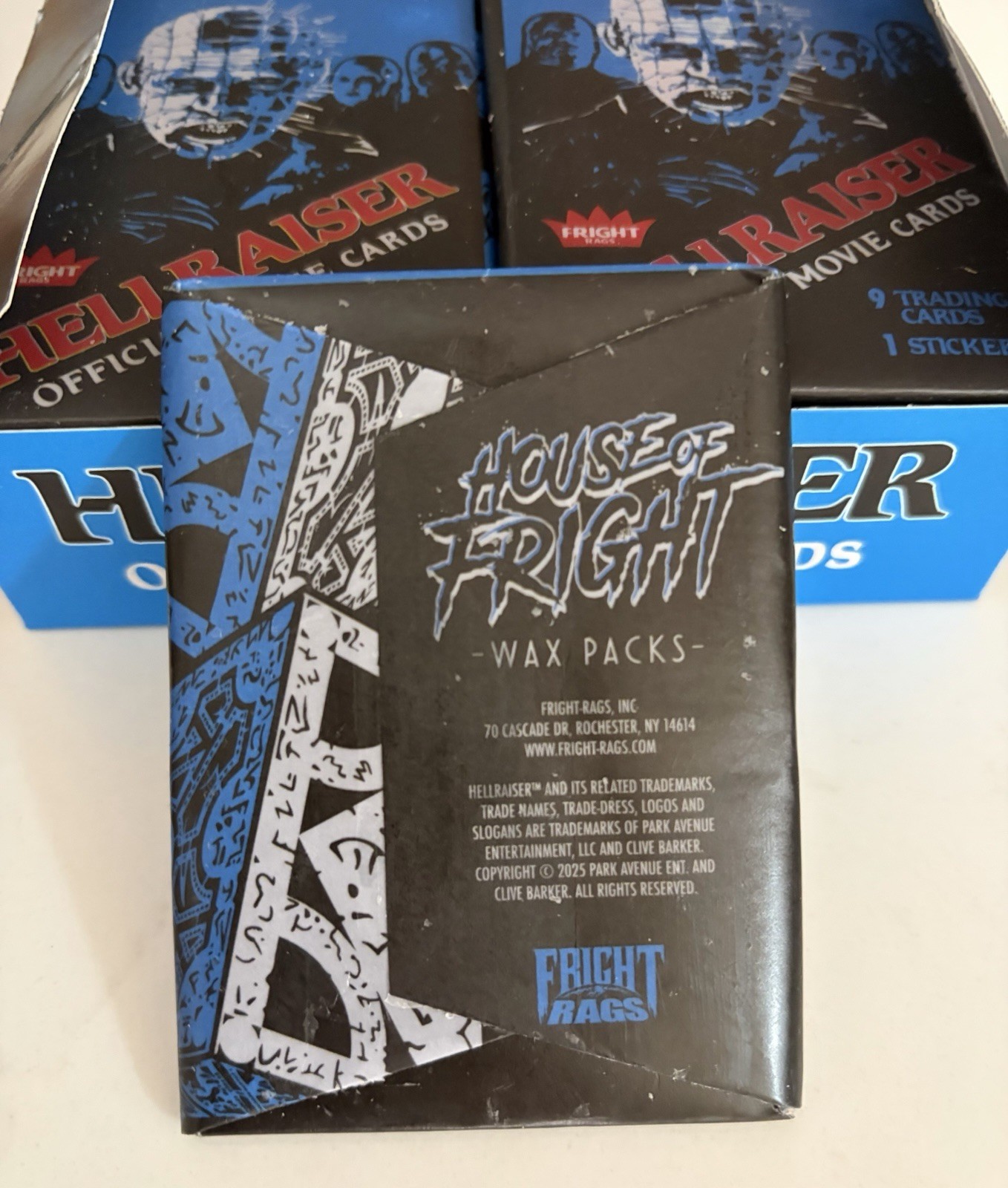 2026 Fright Rags (1) HELLRAISER Factory Sealed Wax Pack Officially Licensed READ
