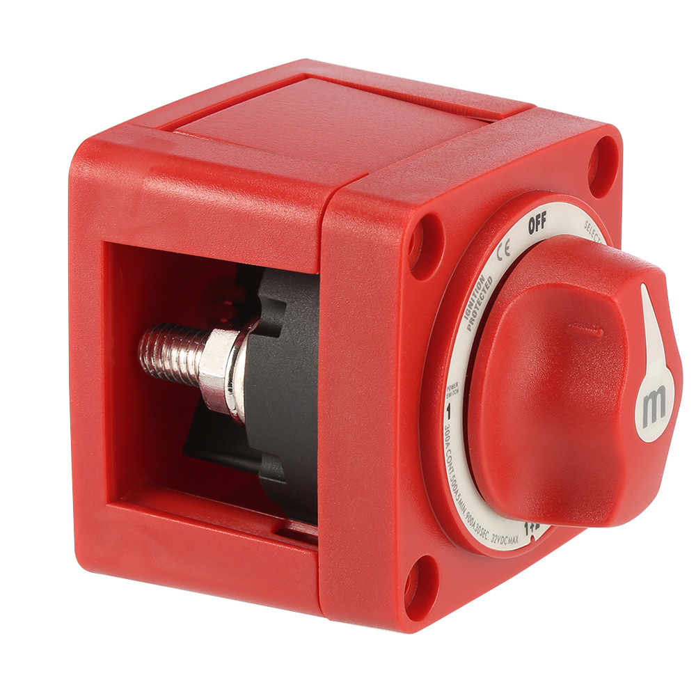 300A Dual Battery Selector Switch 4 Position 1-2-Both-Off for Marine Boat NEW