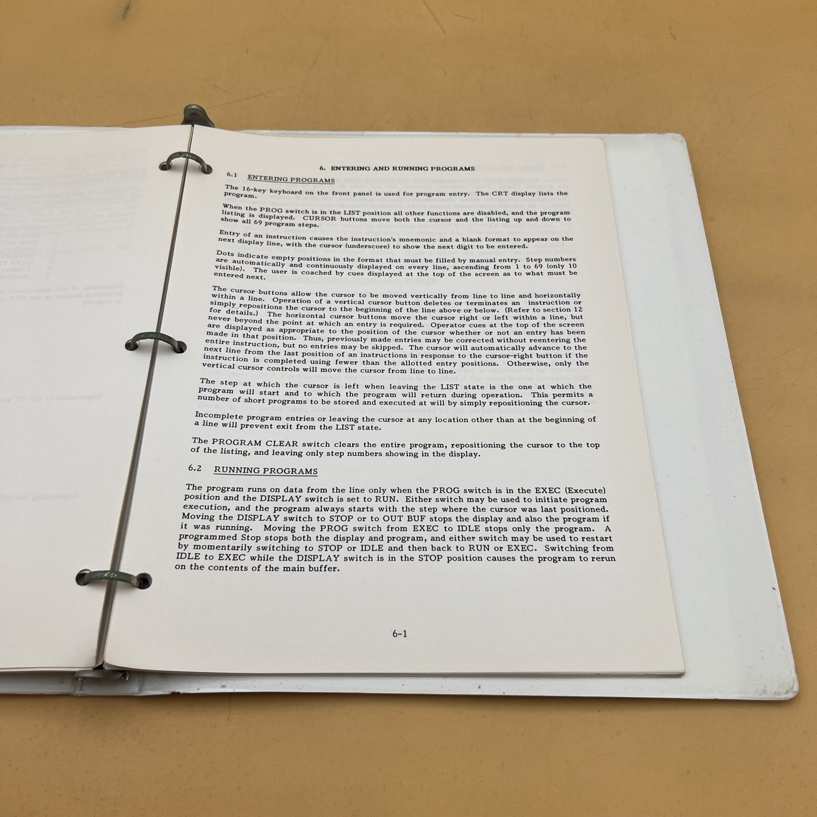 VINTAGE SPECTRON D-584 DATASCOPE OPERATOR'S INSTRUCTION MANUAL BOOK, ORIGINAL