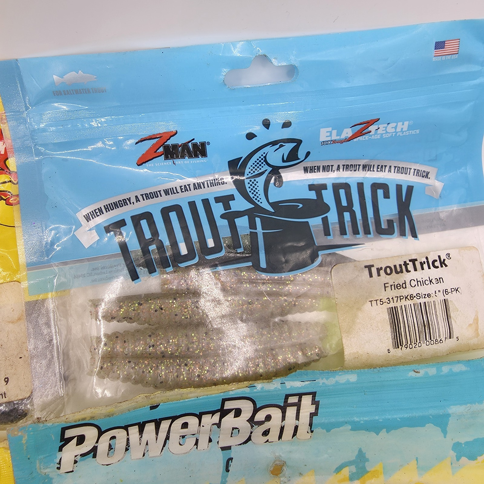 Large Fishing Lure Lot 50 pcs Mixed Brand Soft Plastic Baits