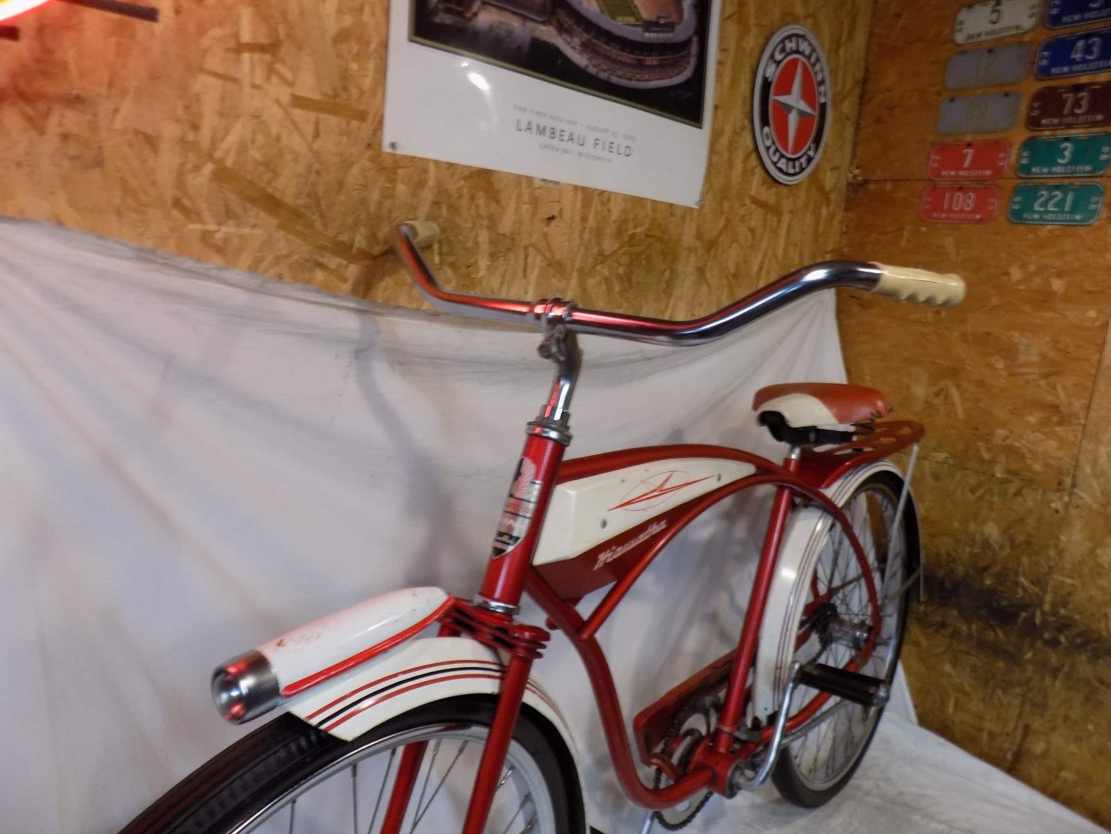 1960s HIAWATHA MENS TANK BIKE SPACELINER SEARS FLITELINER JC HIGGINS MURRAY JET!