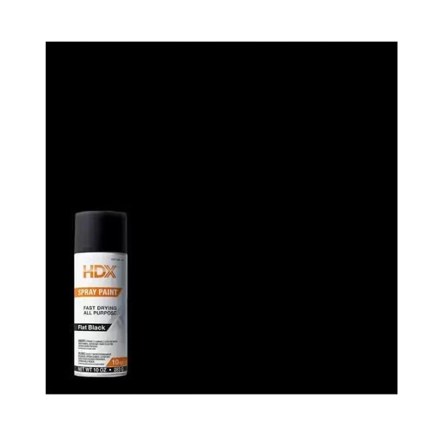 10 Oz. All Purpose Flat Black Spray Paint