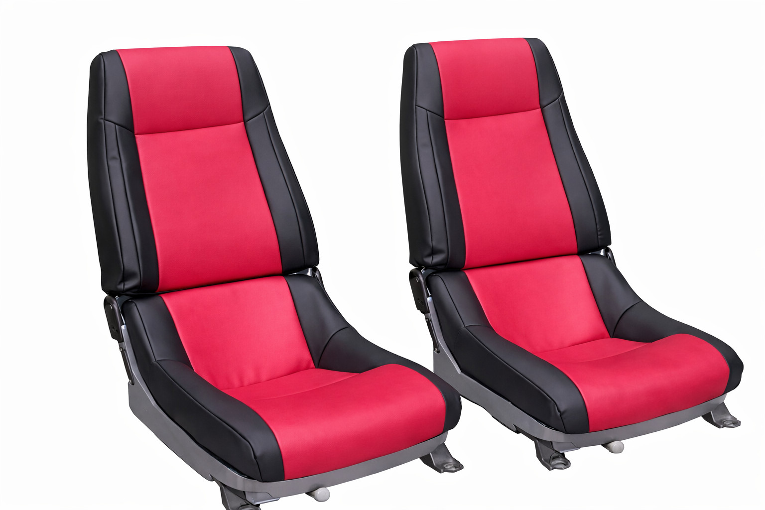 for CHEVY CORVETTE C3 1979-1982 IGGEE S.LEATHER CUSTOM MADE FIT SEAT COVERS