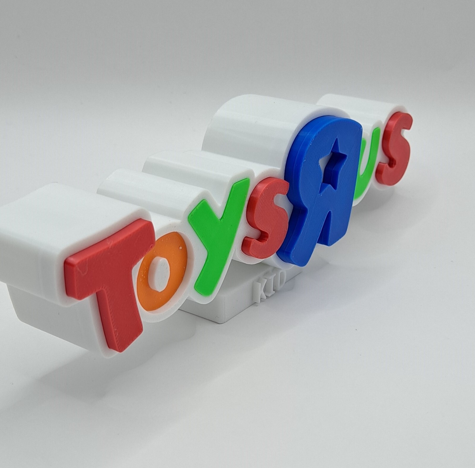 Toys R Us Toy Store Style Logo Desk Shelf Art