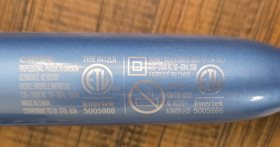 NEW BaByliss Pro Nano Titanium 2000 Watt Ionic Dryer & Paddle Thermal Brush